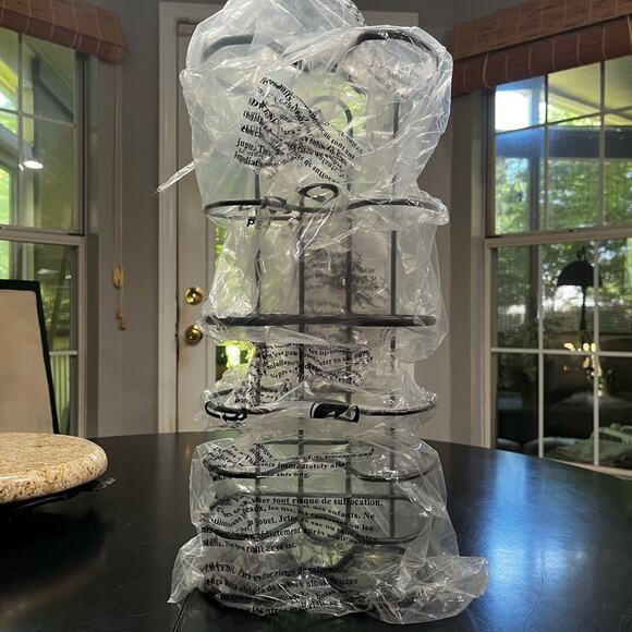 NEW Deco Brothers Pan Lid Tiered Shelf Organizer Countertop Cabinet Bronze NIP - Picture 5 of 11